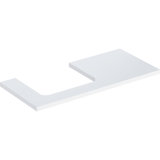 Geberit ONE washbasin plate, cut-out left, for countertop washbasin, 105x3x47cm, 505.304.00.1