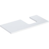 Geberit ONE washbasin plate, cut-out right, for countertop washbasin bowl shape, 105x3x47cm, 505.314.00.1