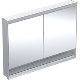 Geberit ONE mirror cabinet with ComfortLight, 2 doors, flush mounting, with niche, 120x90x15cm, 505.825.00.