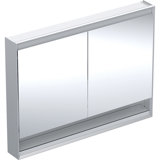 Geberit ONE mirror cabinet with ComfortLight, 2 doors, surface mounted, with niche, 120x90x15cm, 505.835.00.