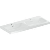 Geberit iCon Light double washbasin, 120 cm x 48 cm, with 2 tap holes, with overflow,501838