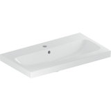 Geberit iCon Light washbasin with shortened projection, 75 cm x 42 cm, with tap hole, with overflow,501842