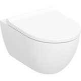 Geberit Acanto wall-mounted toilet set, incl. toilet seat, low-flow flusher, TurboFlush, 502.774.