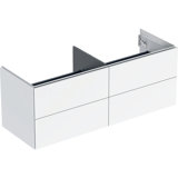 Geberit ONE vanity unit for countertop washbasin, 4 drawers, 133,2x50,4x47cm, 505.266.00.