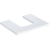 Geberit ONE washbasin plate, cut-out center, for countertop washbasin bowl shape, 60x3x47cm, 505.271.00.1