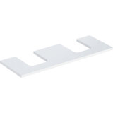 Geberit ONE washbasin plate, cut-out double, for countertop washbasin bowl shape, 135x3x47cm, 505.276.00.1