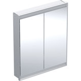 Geberit ONE mirror cabinet with ComfortLight, 2 doors, flush mounting, 75x90x15cm, 505.802.00.