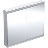 Geberit ONE mirror cabinet with ComfortLight, 2 doors, flush mounting, 105x90x15cm, 505.804.00.