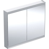 Geberit ONE mirror cabinet with ComfortLight, 2 doors, surface mounting, 105x90x15cm, 505.814.00.