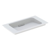 Geberit One furniture washbasin 500391, without tap hole, with overflow, 750x400mm