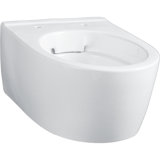 Geberit iCon washdown WC, reduced projection, 6l, wall hung, Rimefree, white 204070, closed form