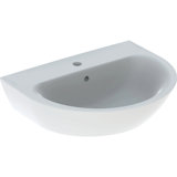 Geberit Renova washbasin, 1 tap hole, with overflow, width: 60cm