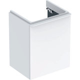 Geberit Smyle Square handwash basin vanity unit, 500363, 492x617x406mm, with 1 door, right-opening