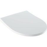 Geberit iCon WC seat Slim with cover, wrap over, antibacterial, with soft close, white, narrow design