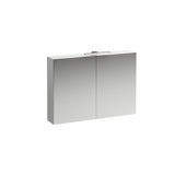 Running Base mirror cabinet 1000 mm, 2 doors, LED light element