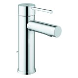 Grohe Essence Single lever basin mixer DN 15, S-size, single-hole installation, with waste fitting