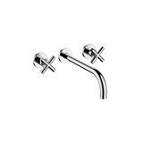 Dornbracht Tara wall-mounted basin mixer, without pop-up waste, 240mm projection, final assembly kit, 36717892...