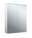 Emco flat 2 design LED illuminated mirror cabinet with light sail, 2 doors, 600x711x113mm, 979706402