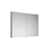 Burgbad Eqio mirror cabinet with horizontal LED lighting, 2 doors, 1000x800mm, SPGS100