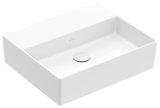 Villeroy & Boch Memento 2.0 wall-mounted washbasin, 500 x 420 mm, without tap hole, without overflow, unpo...
