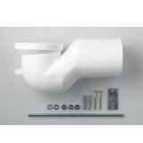 Running with outlet vertical Special outlet bend for wall distance 220-265 mm