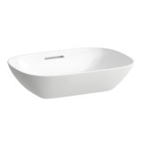 Laufen INO washbasin bowl, without tap hole, with overflow, US closed 500x360mm, H812302