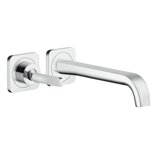 Hansgrohe Axor Citterio E Single lever washbasin mixer flush-mounted with rosettes for wall mounting