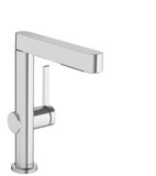 hansgrohe Finoris single-lever basin mixer 230 with pull-out shower, 2 spray types and push-open waste, 178 mm...
