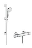 Hansgrohe Croma Select S surface-mounted shower system Vario with Ecostat Comfort thermostat and shower bar 65...