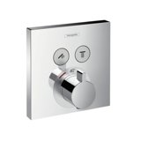 hand-sized ShowerSelect thermostat, flush-mounted, 2 consumers, 15763