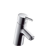 Hansgrohe Talis S single lever washbasin mixer, pop-up waste, 100mm projection