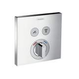 Hansgrohe ShowerTablet ShowerSelect Mixer, flush-mounted, 2 consumers, chrome