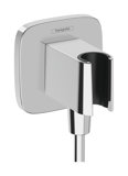 Hansgrohe FixFit Q wall connection, with shower holder, 26887