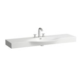 Laufen Palace washbasin, 1 tap hole, with overflow, 1500x510mm, white, H8117060001041