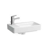 Laufen PRO S wash-hand basin, basin right, 1 tap hole, with overflow, 480x280mm, H815955