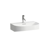 Laufen Sonar washbasin undermount, 1 tap hole, with overflow, 600x420mm, H810342
