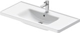 Duravit D-Neo washbasin, 100.5x480 mm, 1x tap hole, with overflow, 236710000