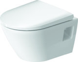 Duravit D-Neo wall-hung WC Compact, low flush, rimless, 370x480 mm, 258709