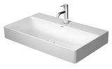Duravit DuraSquare Wash basin, furniture wash basin 80x47cm, 1 tap hole, without overflow, with tap hole bench...