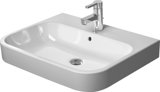 Duravit furniture washbasin Happy D.2 65cm with overflow, with tap hole bench, 1 tap hole