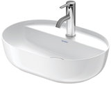 Duravit Luv countertop sink 50x40cm, without overflow, with tap hole bench, 1 tap hole, ground, 038050