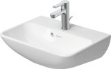 Duravit ME by Starck Hand-rinse basin, 1 tap hole, with overflow, with tap hole bench, 450 mm