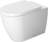 Duravit ME by Starck free-standing WC, back to wall, dishwasher, fixing included, 4.5 l, 370 x 600 mm