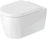 Duravit ME by Starck wall-hung WC, wash-out, Durafix included, 4.5 L, 370 x 570 mm