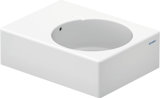 Duravit universal sink Scola 615mm with overflow, tap hole pre-punched sink right