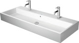 Duravit Vero Air Wash basin 120x47cm, with overflow, with tap hole bench, grinded, for 2 single hole mixers