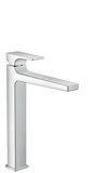 hansgrohe Metropol single-lever washbasin mixer 260 with lever handle, push-open pop-up waste, for wash bowls,...