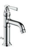 Hansgrohe AXOR Montreux single lever washbasin mixer 100, pop-up waste, 142mm projection