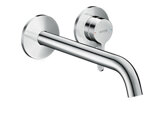 hansgrohe AXOR One concealed single-lever washbasin mixer for wall mounting with lever handle and spout 220 mm...