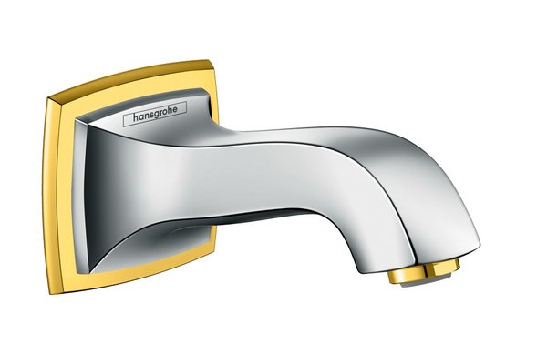 Hansgrohe Metropol Classic bathtub spout, wall mounting, projection 159mm